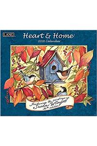 Heart & Home 2018 Calendar (Deluxe Wall)