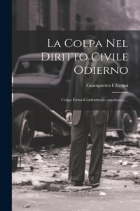 Colpa Nel Diritto Civile Odierno