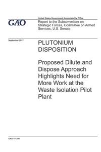 Plutonium Disposition