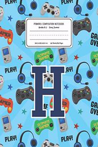 Primary Composition Notebook Grades K-2 Story Journal H