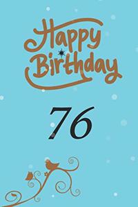 Happy birthday 76