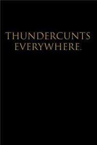 Thundercunts Everywhere.