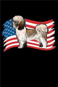 Shih Tzu US Flag