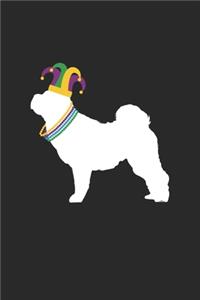 Shar Pei Journal - Shar Pei Notebook - Mardi Gras Gift for Shar Pei Lovers