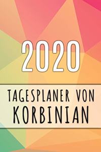 2020 Tagesplaner von Korbinian