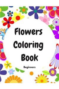 Flowers Coloring Book Beginners