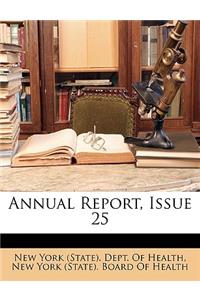 Annual Report, Issue 25