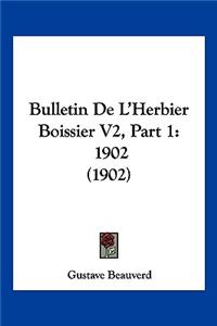 Bulletin De L'Herbier Boissier V2, Part 1