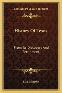 History Of Texas