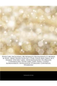 Articles on Food Law, Including