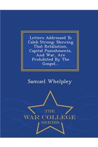 Letters Addressed to Caleb Strong
