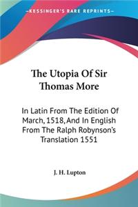 The Utopia Of Sir Thomas More