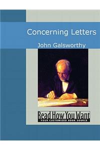 Concerning Letters