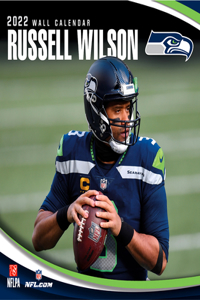 Seattle Seahawks Russell Wilson 2022 12x12 Player Wall Calendar