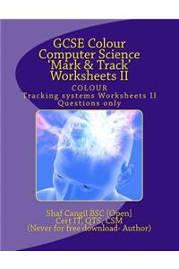 GCSE Colour Computer Science 'Mark & Track' Worksheets II