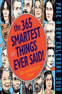 365 Smartest Things Ever Said! Page-A-Day Calendar 2018