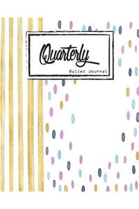 Bullet Journal: Dot Grid Line, Colorful Bubble, Line Gold Size 8 X 10,90 Page: Inspiring Your Ideas and Tips for Hand Lettering Your Own Way to Beautiful Works and Life