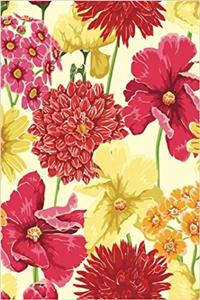 Yellow and Pink Floral Journal