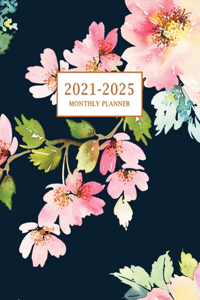 2021-2025 Monthly Planner Hardcover