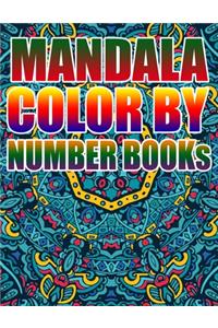 Mandala Color by Number Books