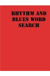 rhythm and blues Word Search