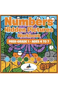 Numbers Hidden Pictures Workbook PreK-Grade 1 - Ages 4 to 7