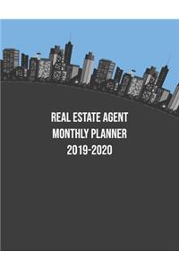 Real Estate Agent Monthly Planner 2019-2020