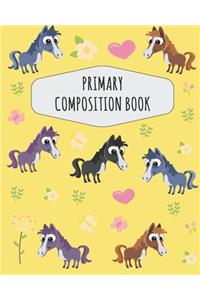 Horse Primary Composition Book