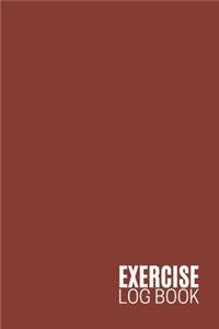 Exercise Log Book: Fitness & Strength Tracking Progress