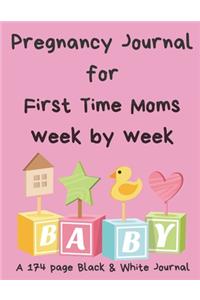 Pregnancy Journal for First time Moms Week by Week