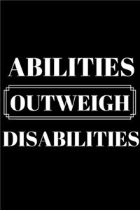 Abilities Outweigh Disabilities - Special ED Teacher Journal