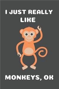 I Just Really Like Monkeys Ok