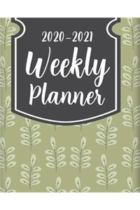 2020-2021 Weekly Planner