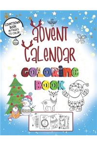 Advent Calendar Coloring Book