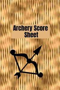 Archery score sheet