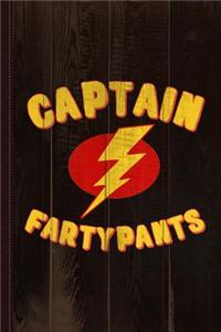 Captain Fartypants Funny Fart Journal Notebook
