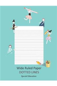 Wide Ruled Paper _ Dotted Lines