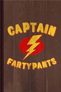 Captain Fartypants Funny Fart Journal Notebook