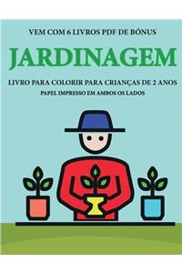 Livro para colorir para crianças de 2 anos (Jardinagem)