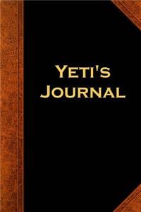 Yeti's Journal Vintage Style