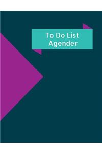 To Do List Agenda