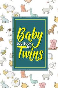 Baby Log Book for Twins
