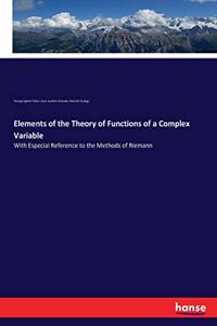 Elements of the Theory of Functions of a Complex Variable