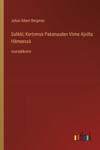Sulikki; Kertomus Pakanuuden Viime Ajoilta Hämeessä
