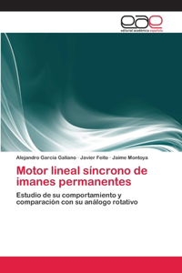 Motor lineal síncrono de imanes permanentes