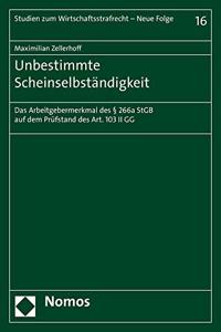 Unbestimmte Scheinselbstandigkeit