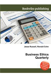 Business Ethics Quarterly