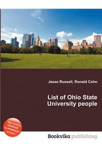List of Ohio State University People