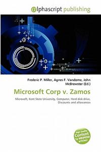 Microsoft Corp V. Zamos