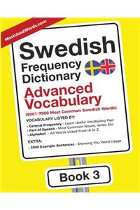 Swedish Frequency Dictionary - Advanced Vocabulary